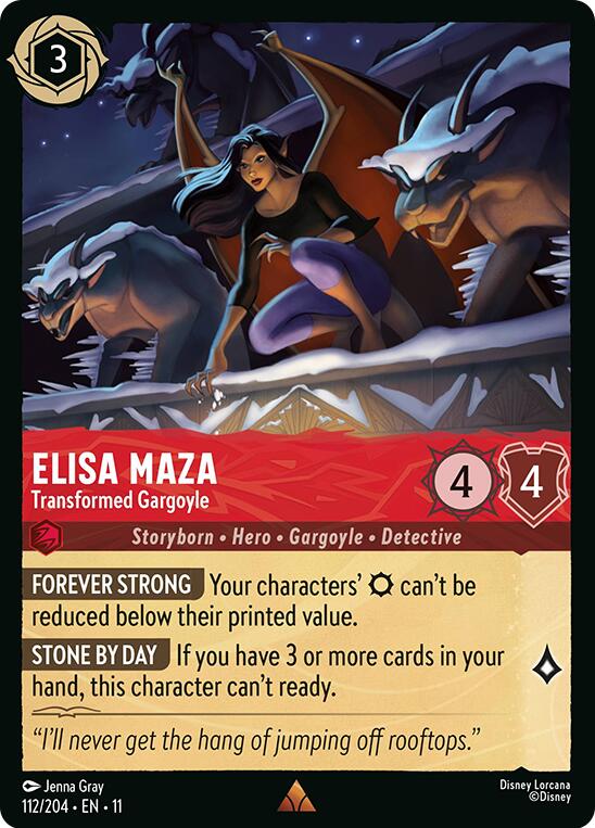 Elisa Maza - Transformed Gargoyle (112/204) [Winterspell] | Good Games Morley
