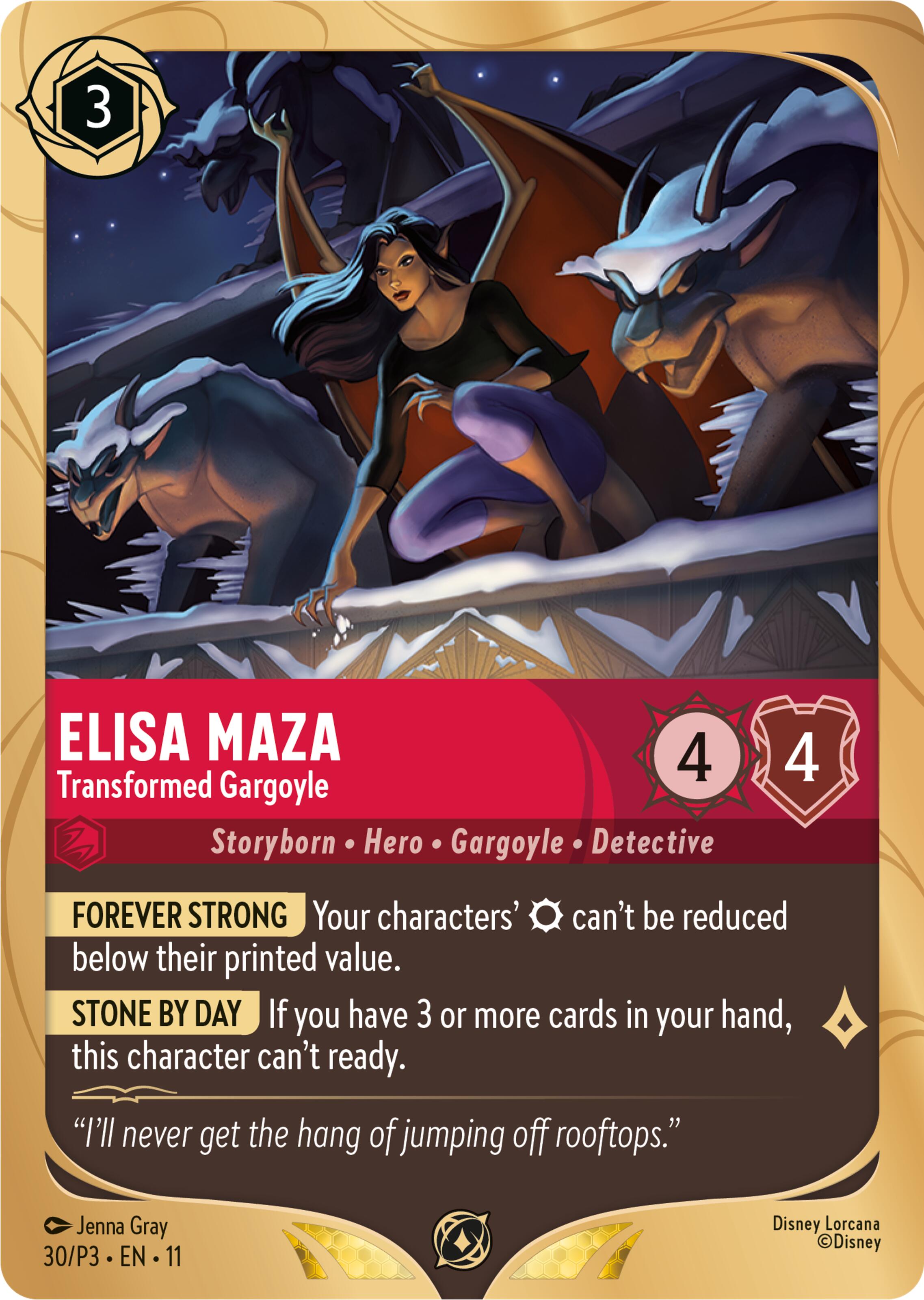 Elisa Maza - Transformed Gargoyle (30) [Promo Cards] | Good Games Morley