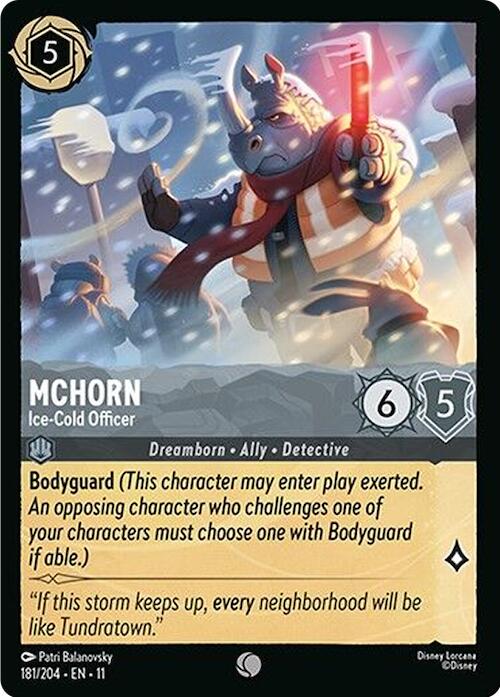 McHorn - Ice-Cold Officer (181/204) [Winterspell] | Good Games Morley