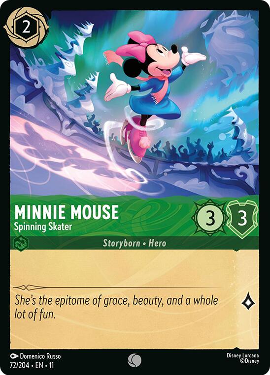 Minnie Mouse - Spinning Skater (72/204) [Winterspell] | Good Games Morley