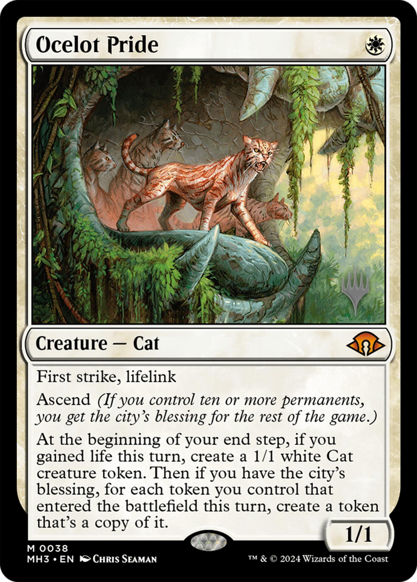 Ocelot Pride [Lorwyn Eclipsed Promos] | Good Games Morley