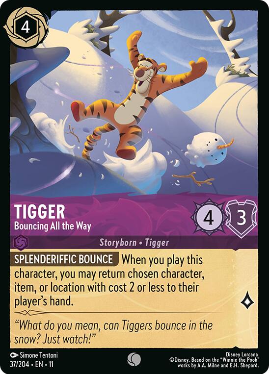 Tigger - Bouncing All the Way (37/204) [Winterspell] | Good Games Morley