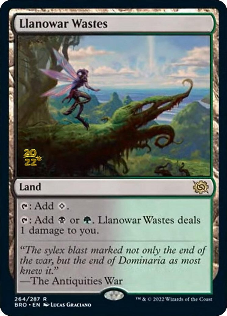 Llanowar Wastes [The Brothers' War Prerelease Promos] | Good Games Morley