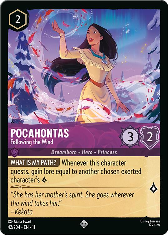 Pocahontas - Following the Wind (42/204) [Winterspell] | Good Games Morley