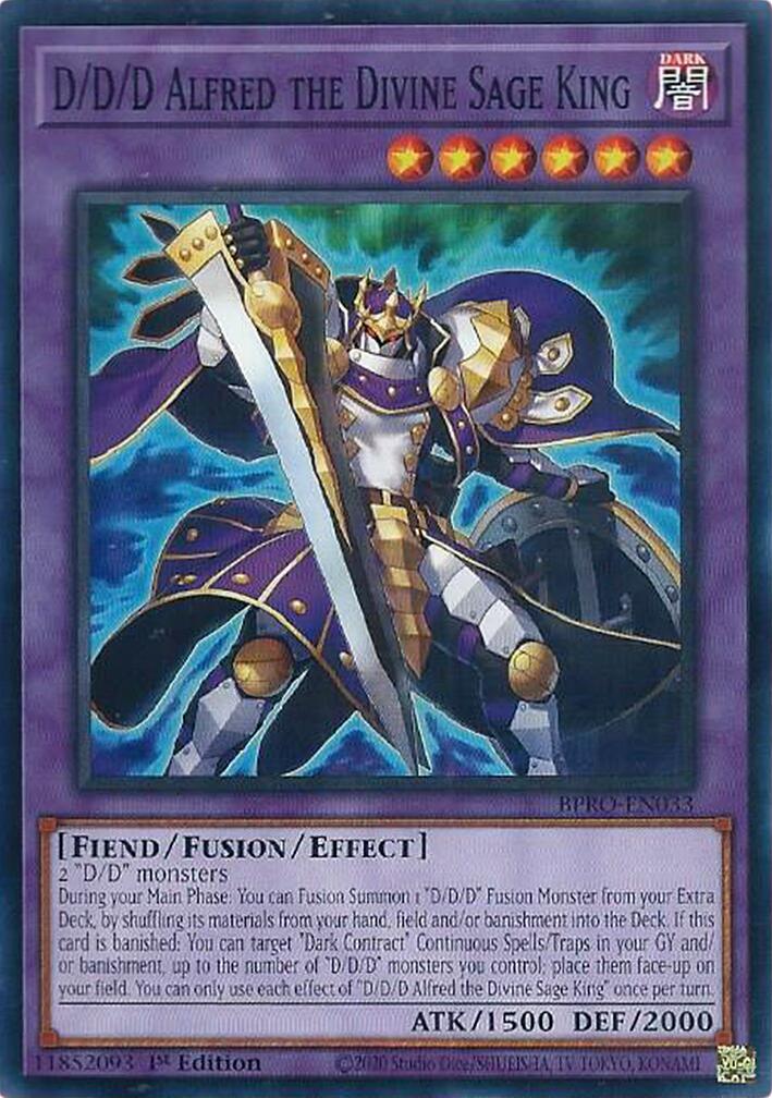 D/D/D Alfred the Divine Sage King [BPRO-EN033] Common | Good Games Morley