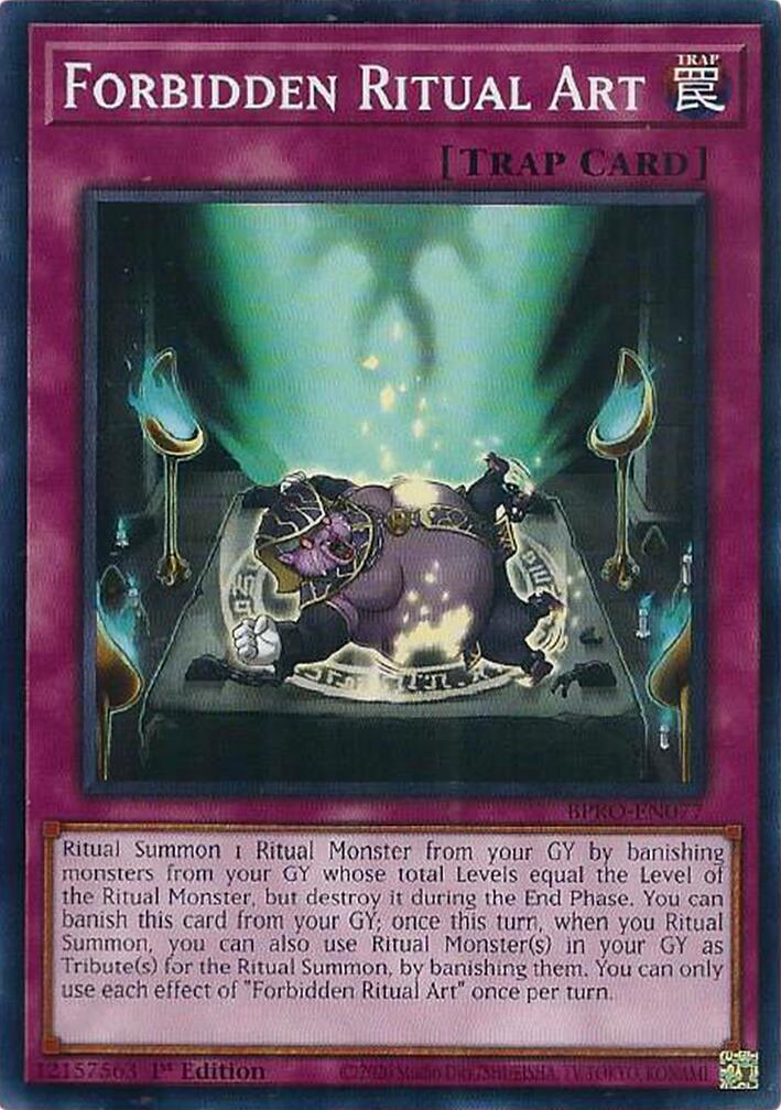 Forbidden Ritual Art [BPRO-EN077] Common | Good Games Morley