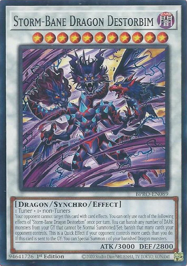 Storm-Bane Dragon Destorbim [BPRO-EN089] Common | Good Games Morley