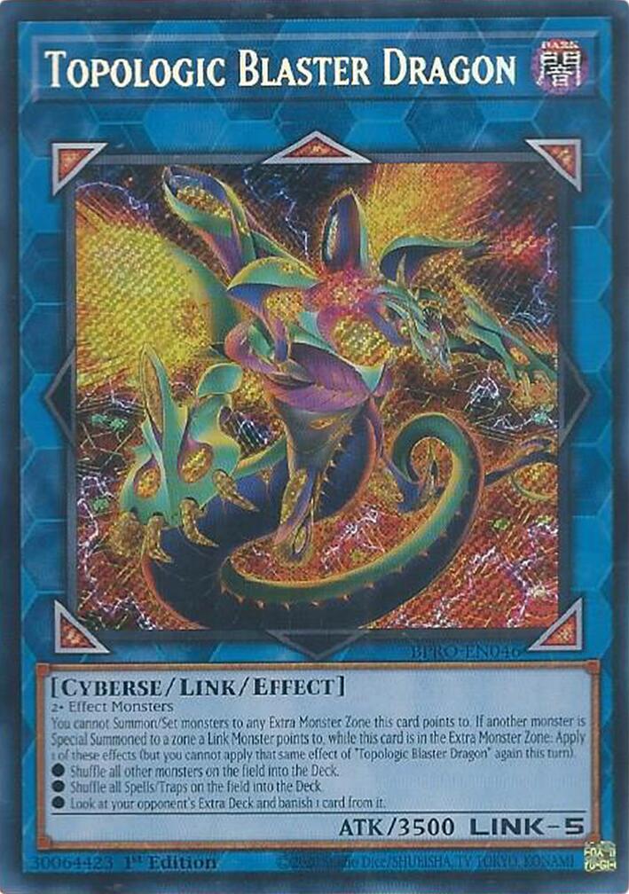 Topologic Blaster Dragon [BPRO-EN046] Secret Rare | Good Games Morley