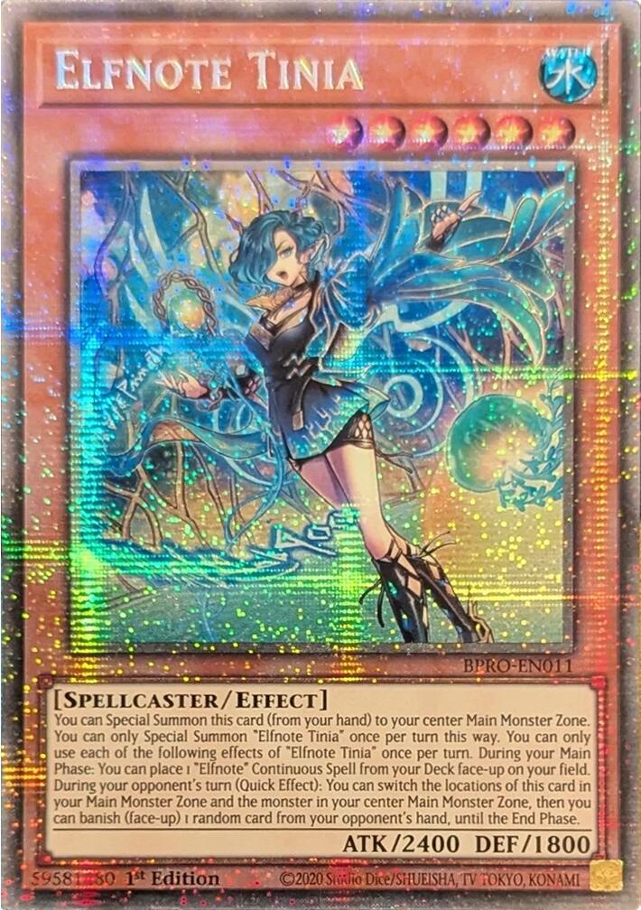 Elfnote Tinia (Starlight Rare) [BPRO-EN011] Starlight Rare | Good Games Morley