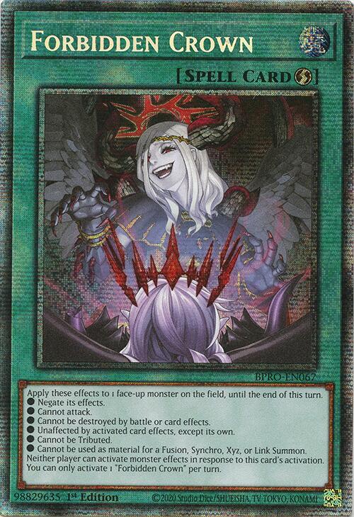 Forbidden Crown (Starlight Rare) [BPRO-EN067] Starlight Rare | Good Games Morley