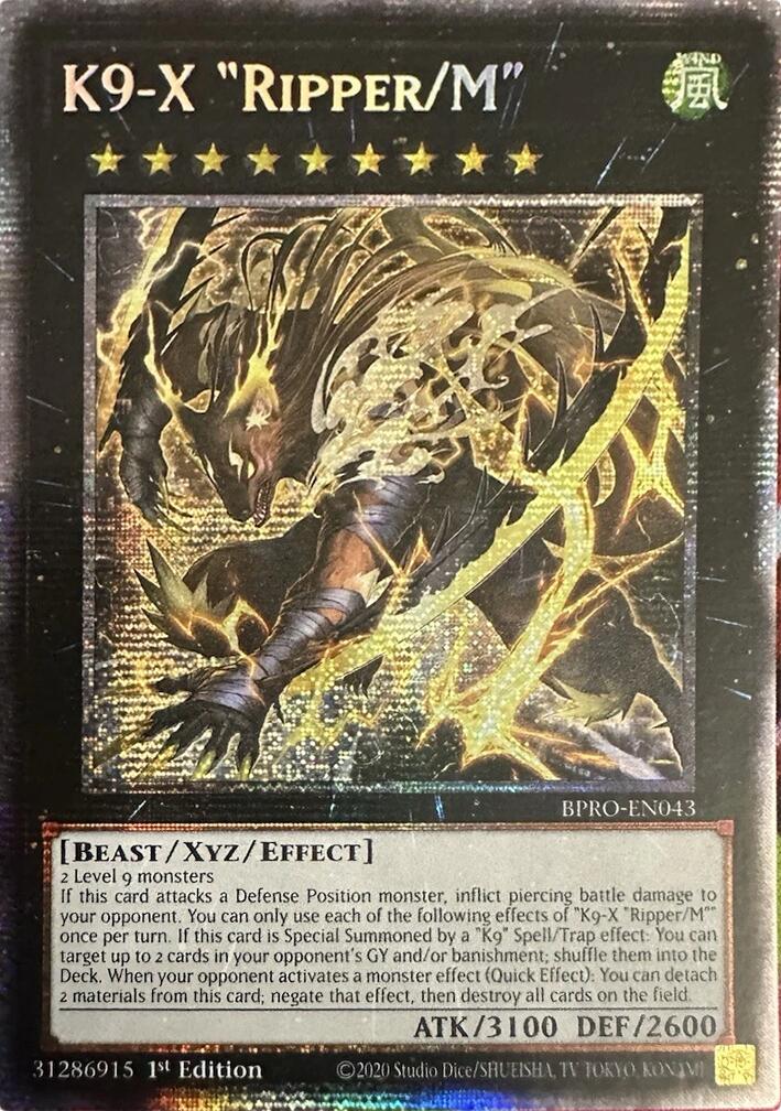 K9-X "Ripper/M" (Starlight Rare) [BPRO-EN043] Starlight Rare | Good Games Morley