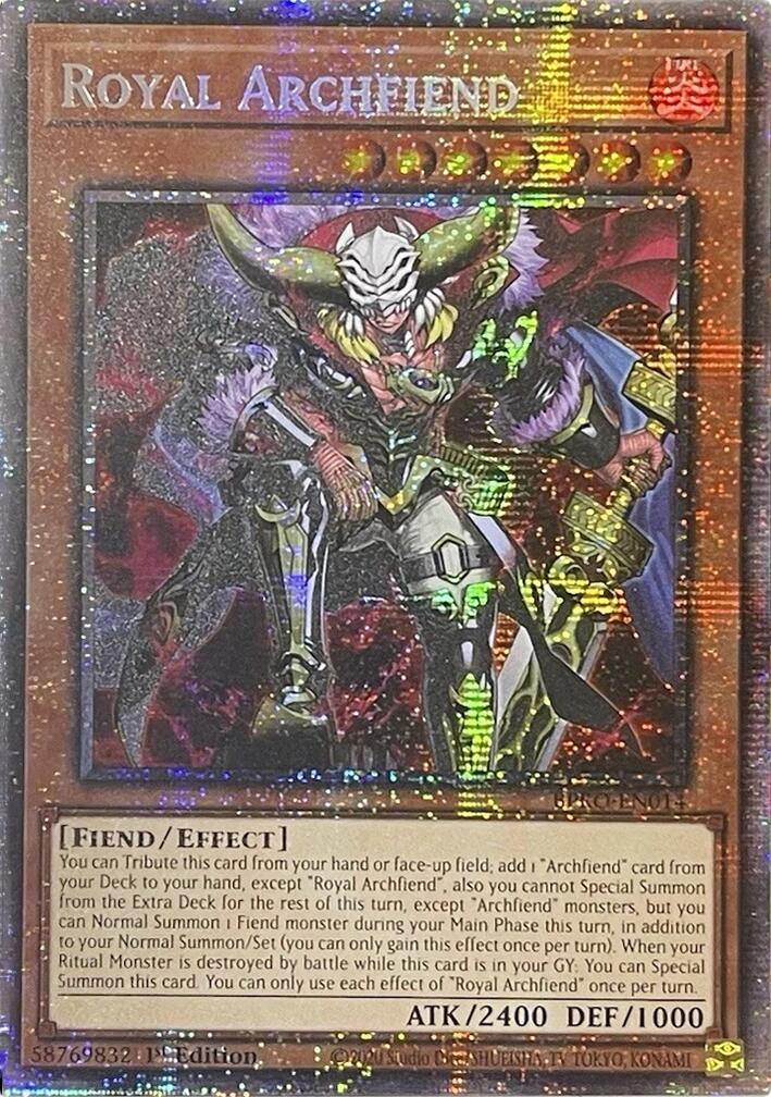 Royal Archfiend (Starlight Rare) [BPRO-EN014] Starlight Rare | Good Games Morley