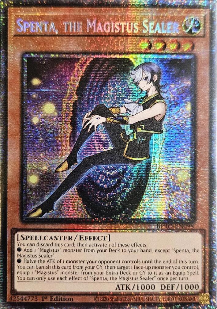 Spenta, the Magistus Sealer (Starlight Rare) [BPRO-EN098] Starlight Rare | Good Games Morley