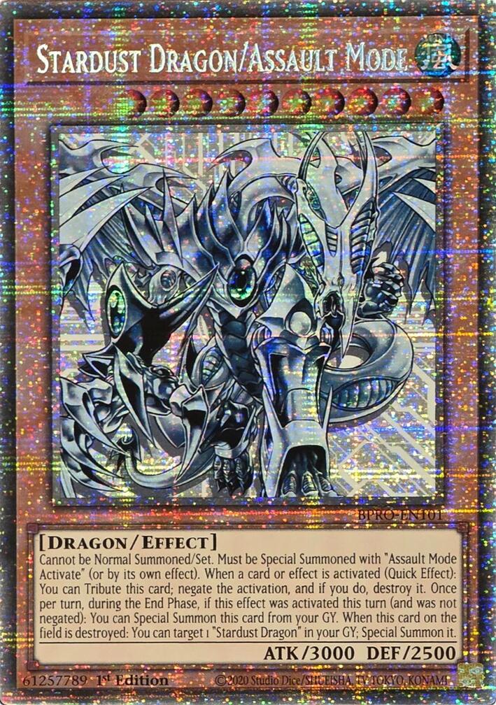 Stardust Dragon/Assault Mode [BPRO-EN101] Starlight Rare | Good Games Morley