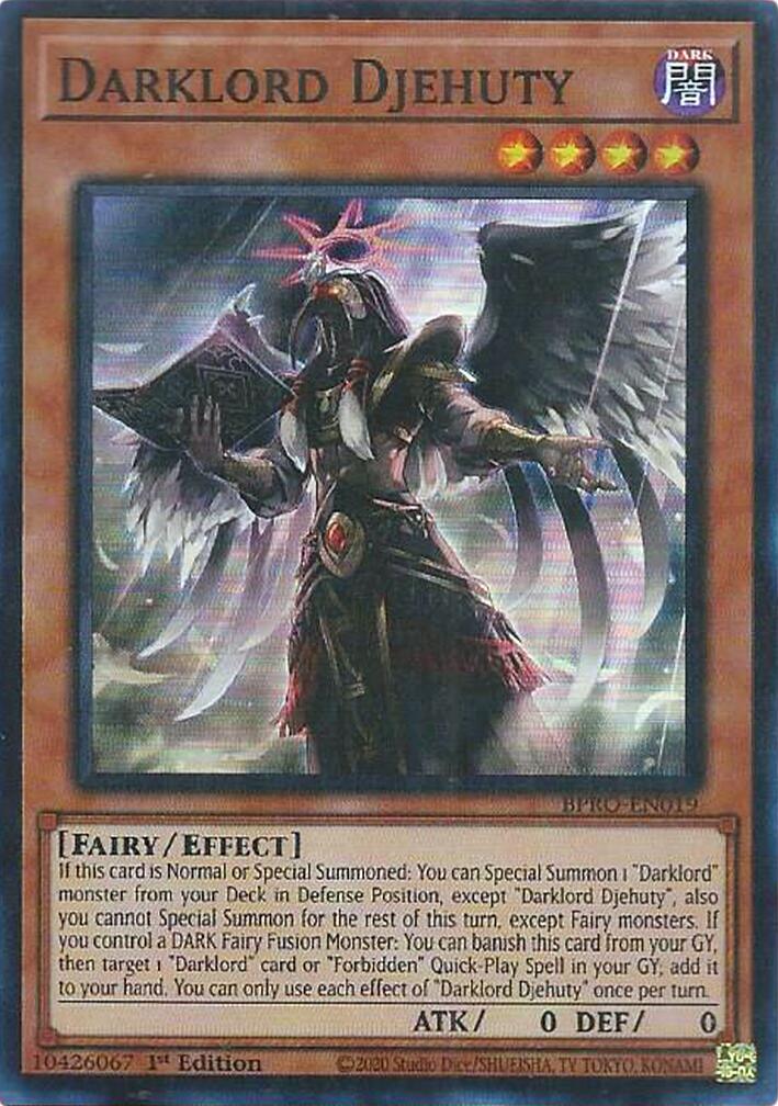 Darklord Djehuty [BPRO-EN019] Super Rare | Good Games Morley