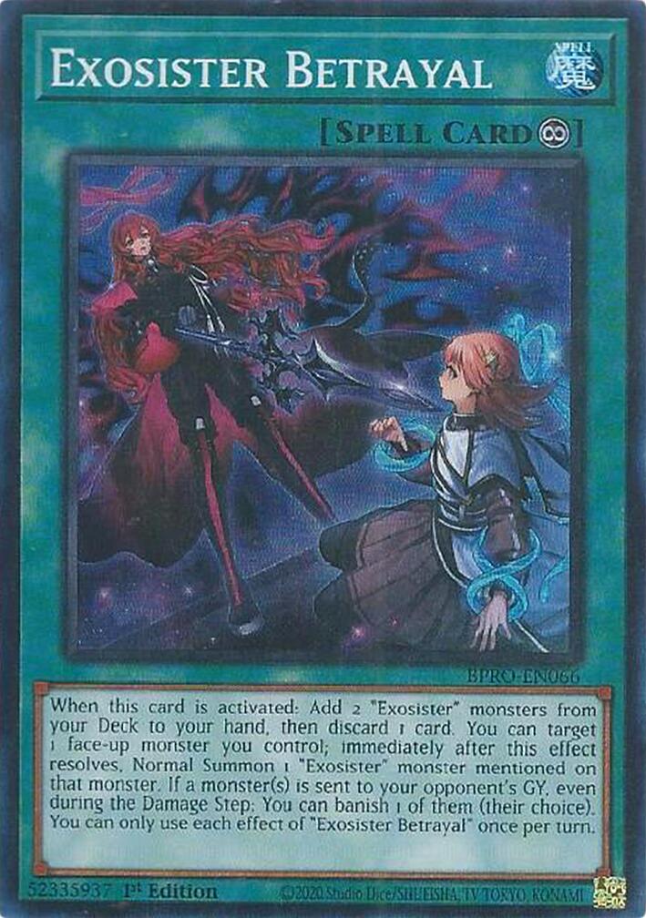 Exosister Betrayal [BPRO-EN066] Super Rare | Good Games Morley