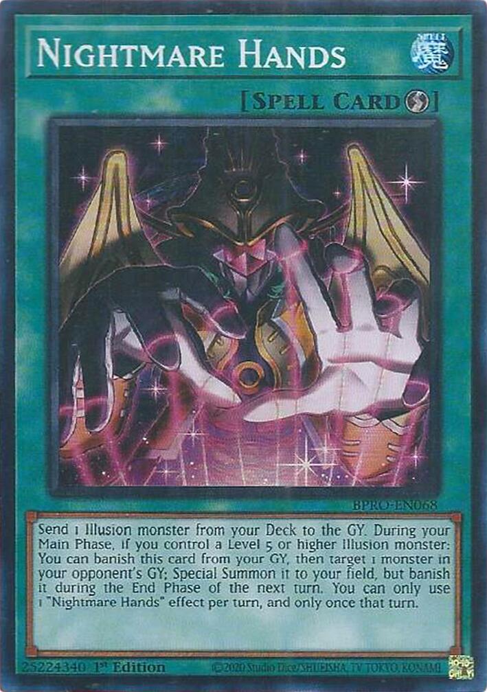 Nightmare Hands [BPRO-EN068] Super Rare | Good Games Morley