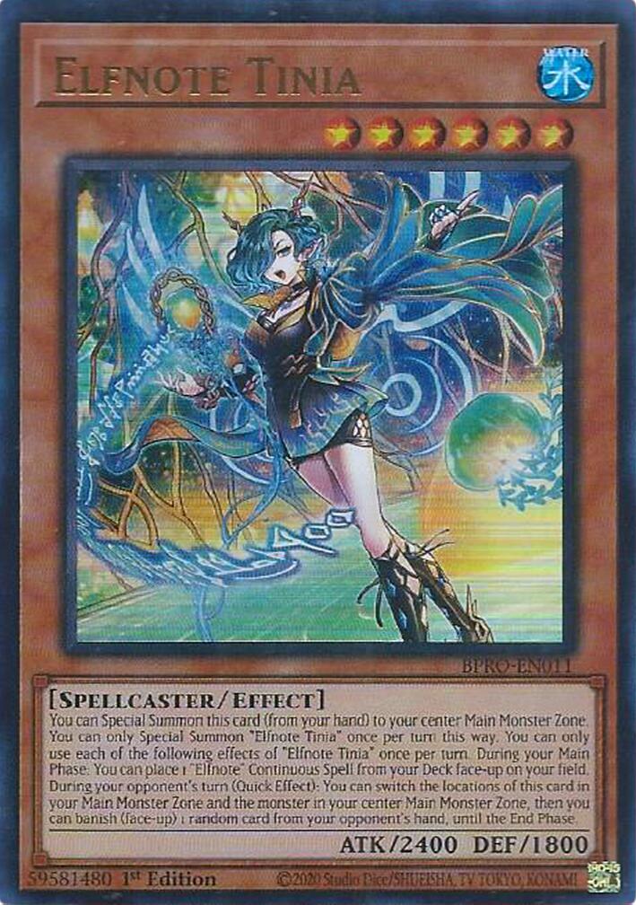 Elfnote Tinia [BPRO-EN011] Ultra Rare | Good Games Morley