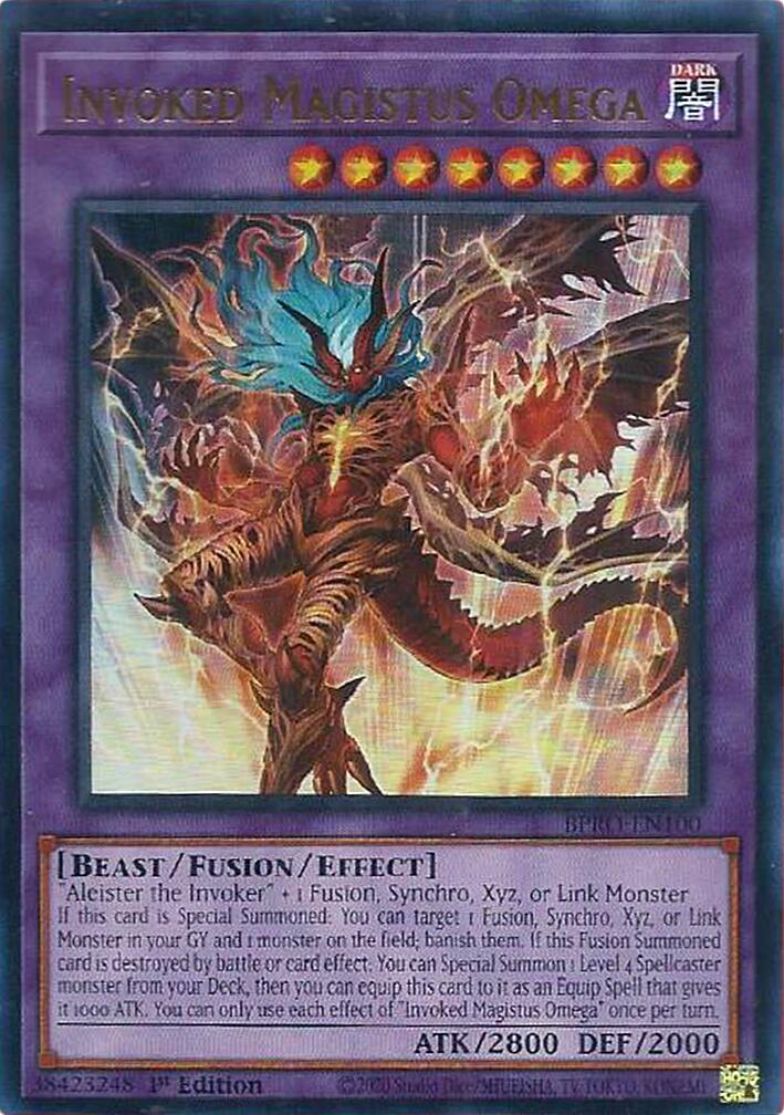 Invoked Magistus Omega [BPRO-EN100] Ultra Rare | Good Games Morley