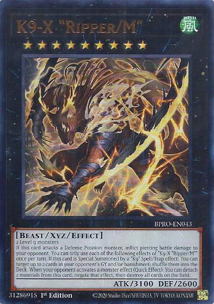 K9-X "Ripper/M" [BPRO-EN043] Ultra Rare | Good Games Morley