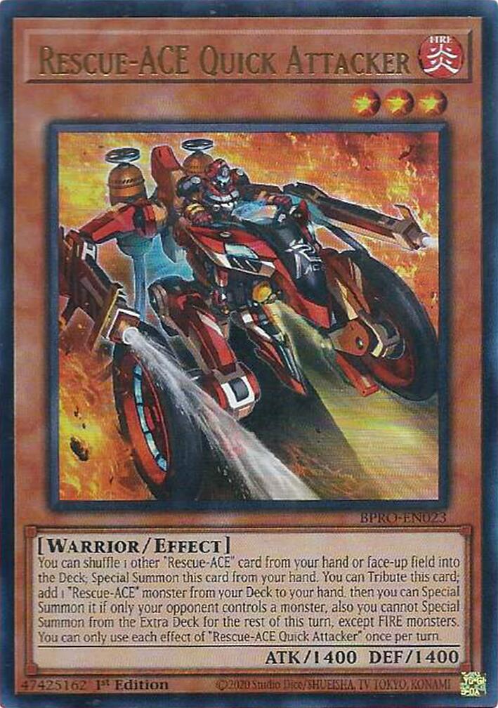 Rescue-ACE Quick Attacker [BPRO-EN023] Ultra Rare | Good Games Morley