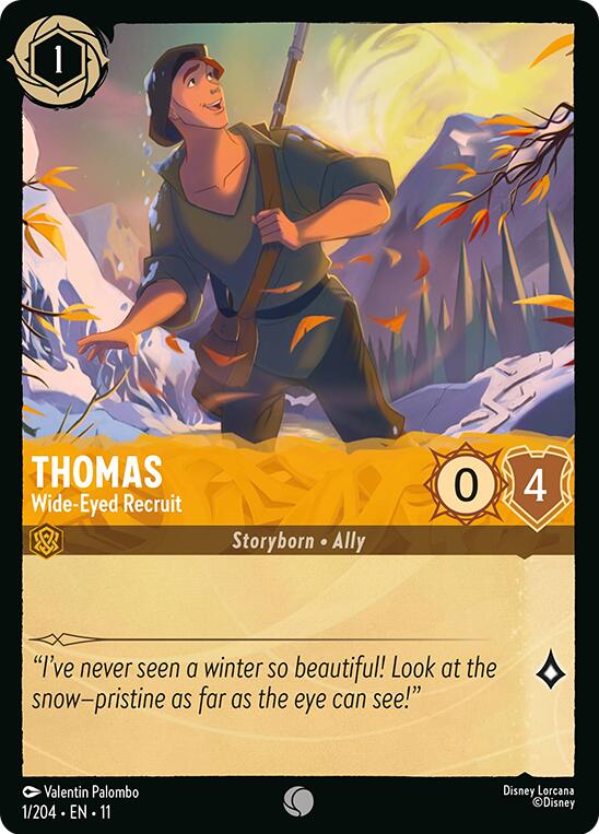 Thomas - Wide-Eyed Recruit (1/204) [Winterspell] | Good Games Morley