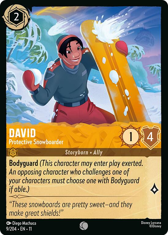 David - Protective Snowboarder (9/204) [Winterspell] | Good Games Morley