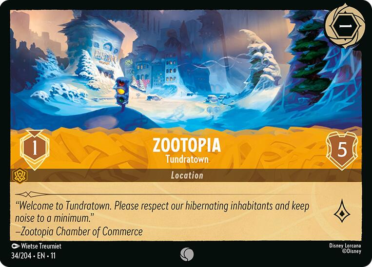 Zootopia - Tundratown (34/204) [Winterspell] | Good Games Morley