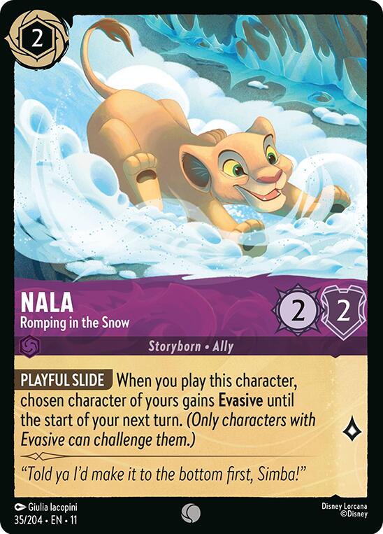 Nala - Romping in the Snow (35/204) [Winterspell] | Good Games Morley