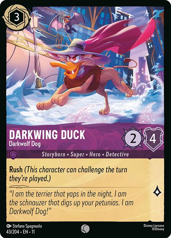 Darkwing Duck - Darkwolf Dog (43/204) [Winterspell] | Good Games Morley