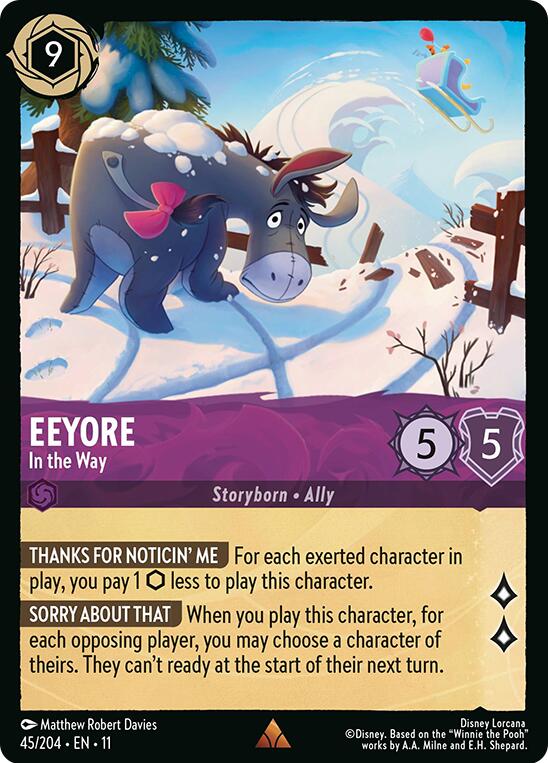 Eeyore - In the Way (45/204) [Winterspell] | Good Games Morley