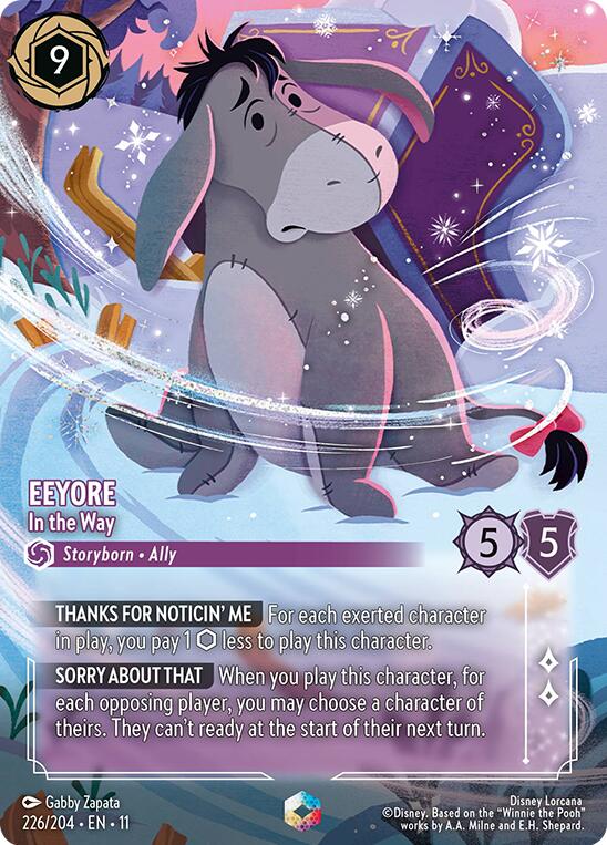 Eeyore - In the Way (Enchanted) (226/204) [Winterspell] | Good Games Morley