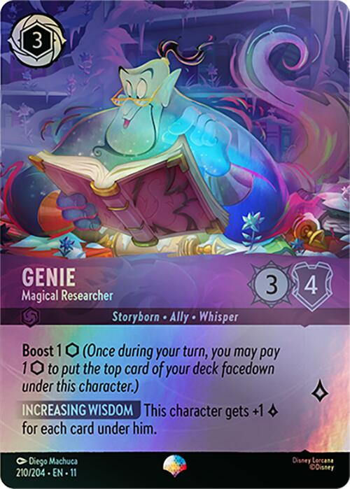 Genie - Magical Researcher (Epic) (210/204) [Winterspell] | Good Games Morley