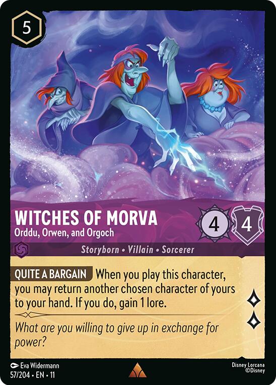 Witches of Morva - Orddu, Orwen, and Orgoch (57/204) [Winterspell] | Good Games Morley