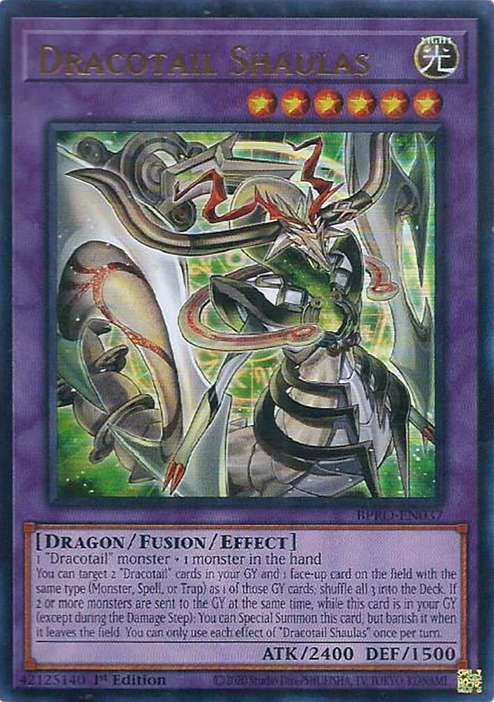 Dracotail Shaulas [BPRO-EN037] Ultra Rare | Good Games Morley