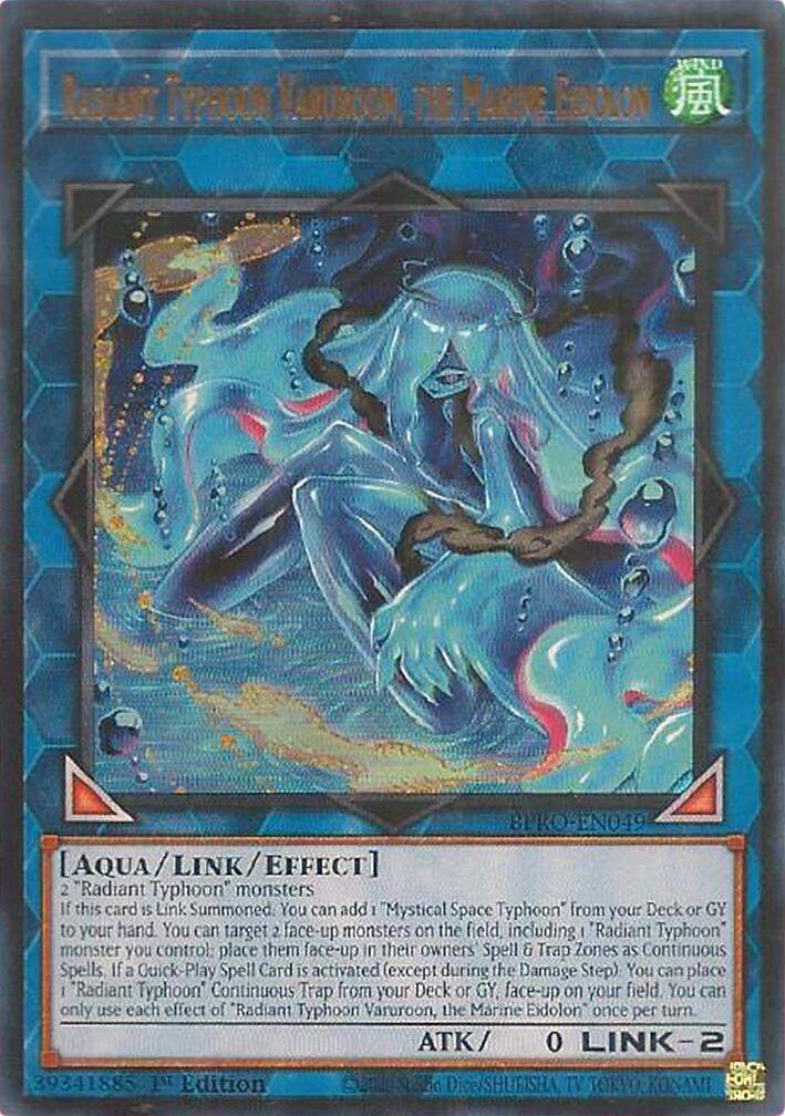 Radiant Typhoon Varuroon, the Marine Eidolon [BPRO-EN049] Ultra Rare | Good Games Morley