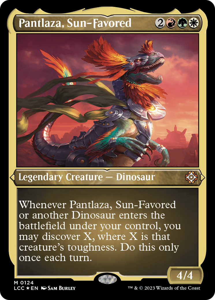 Pantlaza, Sun-Favored (Display Commander) [The Lost Caverns of Ixalan Commander] | Good Games Morley