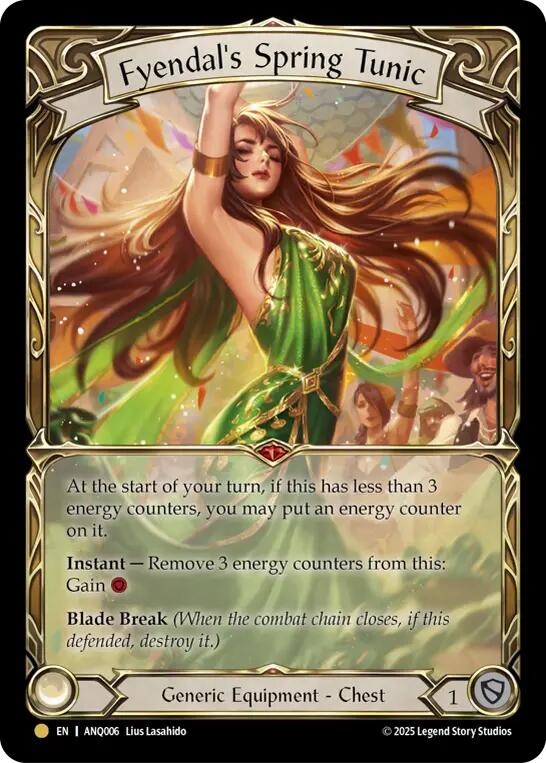Fyendal's Spring Tunic [ANQ006] (Compendium of Rathe - Antiquity Pack)  Rainbow Foil | Good Games Morley
