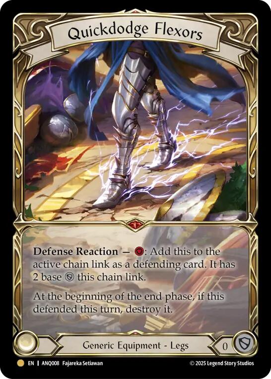 Quickdodge Flexors [ANQ008] (Compendium of Rathe - Antiquity Pack)  Rainbow Foil | Good Games Morley