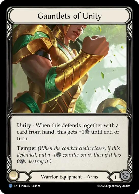 Gauntlets of Unity [PEN046] (Compendium of Rathe)  Cold Foil | Good Games Morley