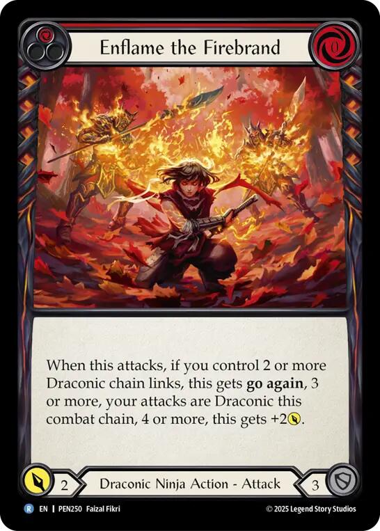 Enflame the Firebrand [PEN250] (Compendium of Rathe) | Good Games Morley