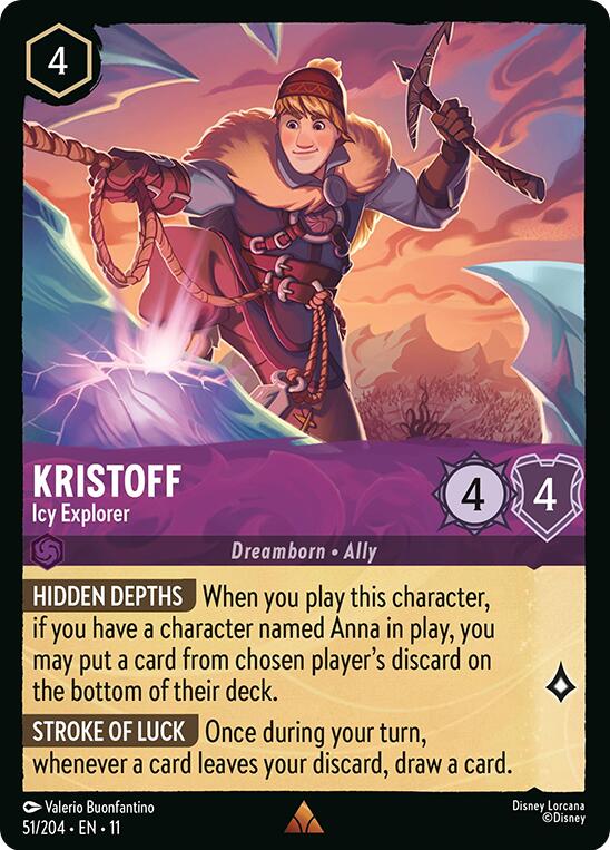 Kristoff - Icy Explorer (51/204) [Winterspell] | Good Games Morley
