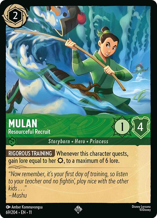 Mulan - Resourceful Recruit (69/204) [Winterspell] | Good Games Morley