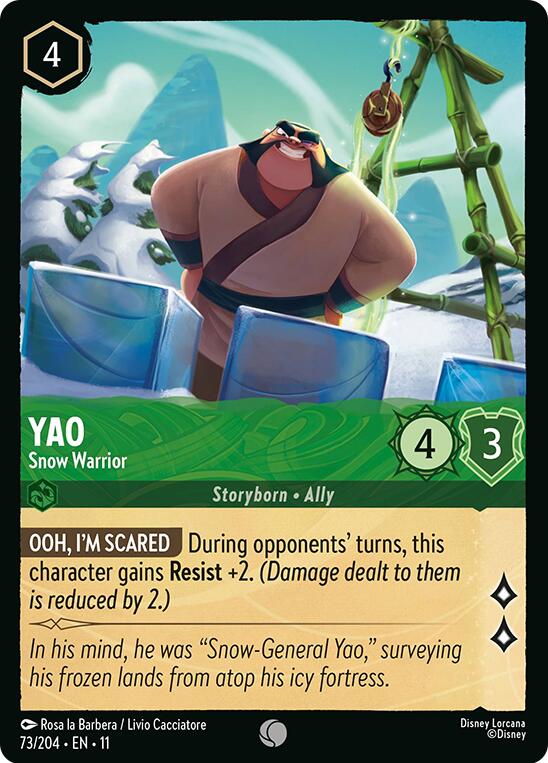 Yao - Snow Warrior (73/204) [Winterspell] | Good Games Morley