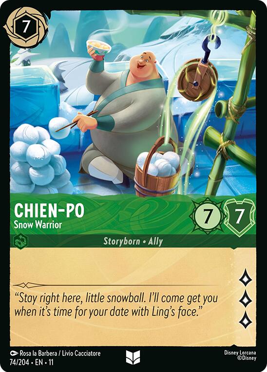 Chien-Po - Snow Warrior (74/204) [Winterspell] | Good Games Morley