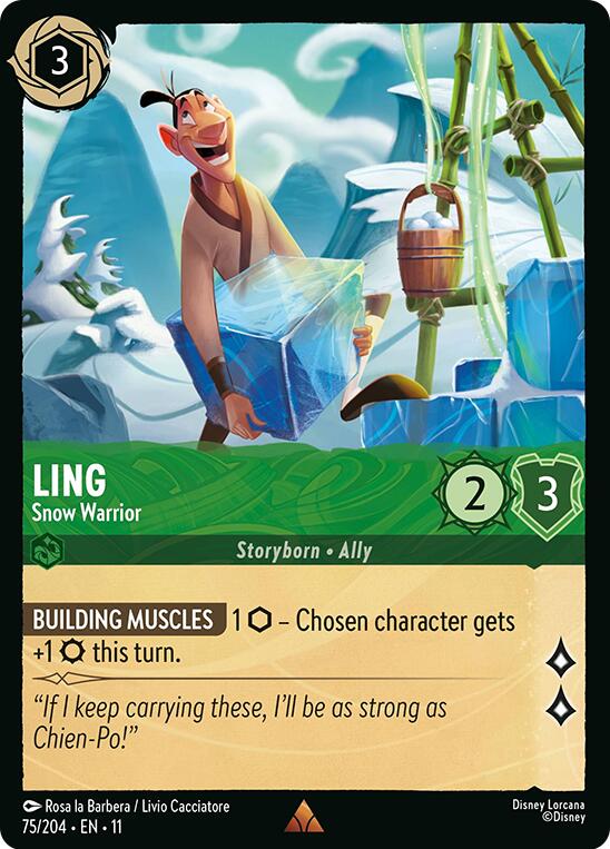 Ling - Snow Warrior (75/204) [Winterspell] | Good Games Morley
