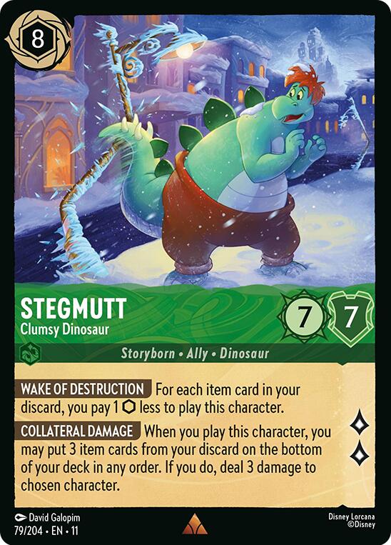 Stegmutt - Clumsy Dinosaur (79/204) [Winterspell] | Good Games Morley