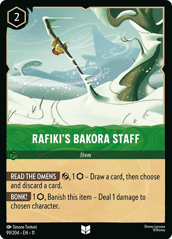 Rafiki's Bakora Staff (99/204) [Winterspell] | Good Games Morley