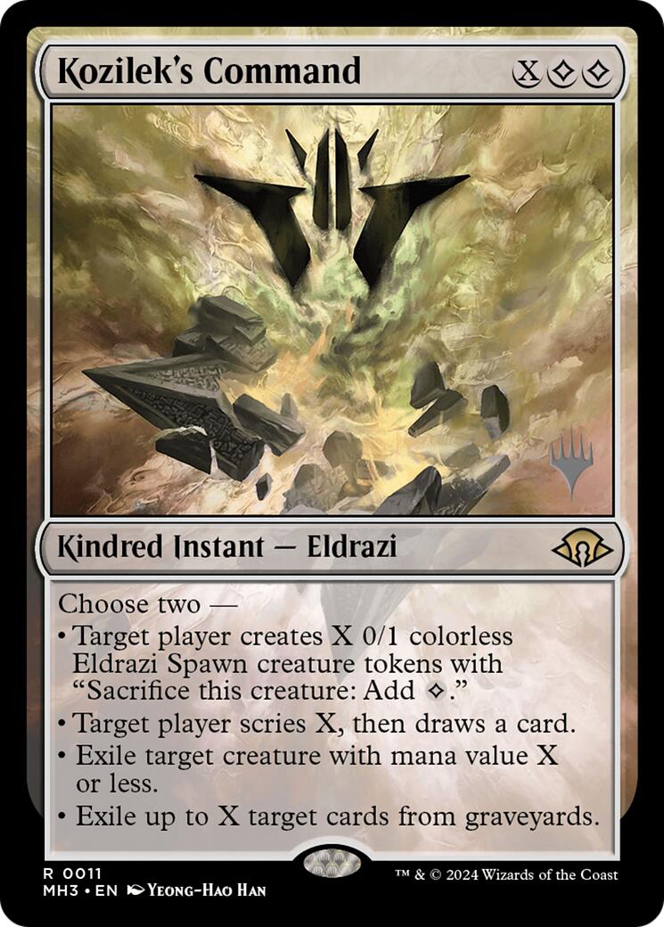 Kozilek's Command [Lorwyn Eclipsed Promos] | Good Games Morley