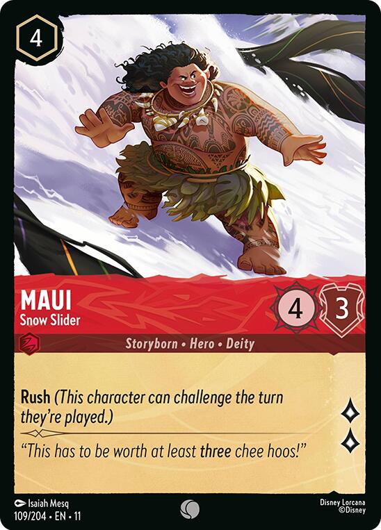 Maui - Snow Slider (109/204) [Winterspell] | Good Games Morley
